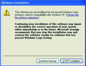 Windows XP Logo Warning / Windows 7 Logo Warning